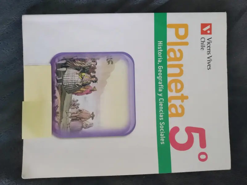 Libro Planeta 5° Historia Geografía Ciencias Sociales