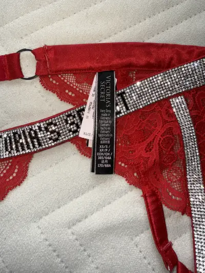 Portaligas rojo  Victoria's Secret  XS - miniatura 3