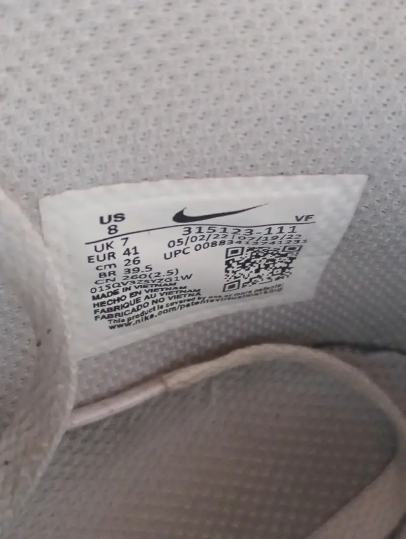 Zapatillas Nike Air Force 1 Blancas Talla 41 - 4