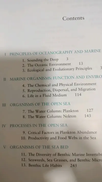 Libro Marine Biology de Jeffrey S. Levinton - miniatura 1