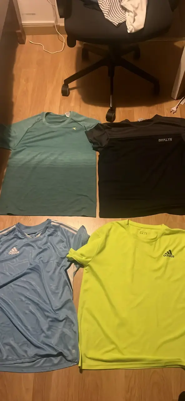Lote de Poleras Deportivas para Hombre Adidas y Más