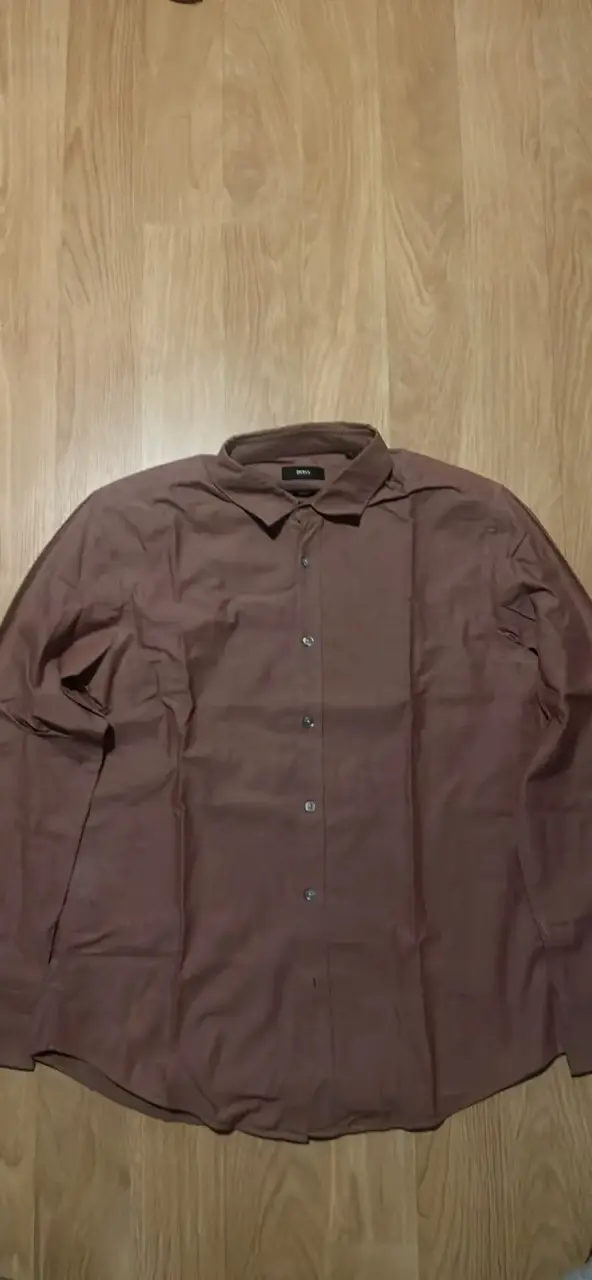 Camisa Hombre Boss Slim Fit Marrón - 2