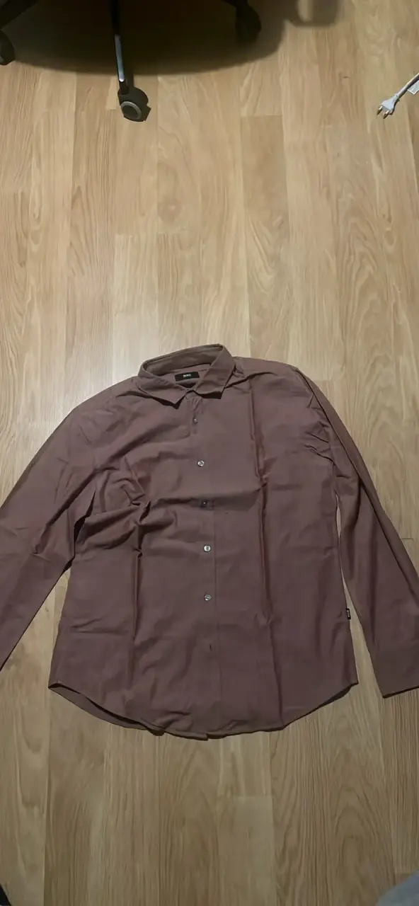 Camisa Hombre Boss Slim Fit Marrón - 3