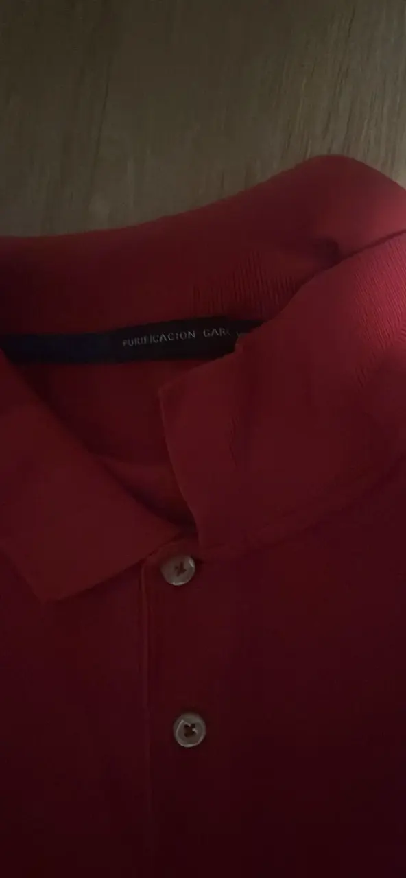 Polera Polo Roja Purificación García