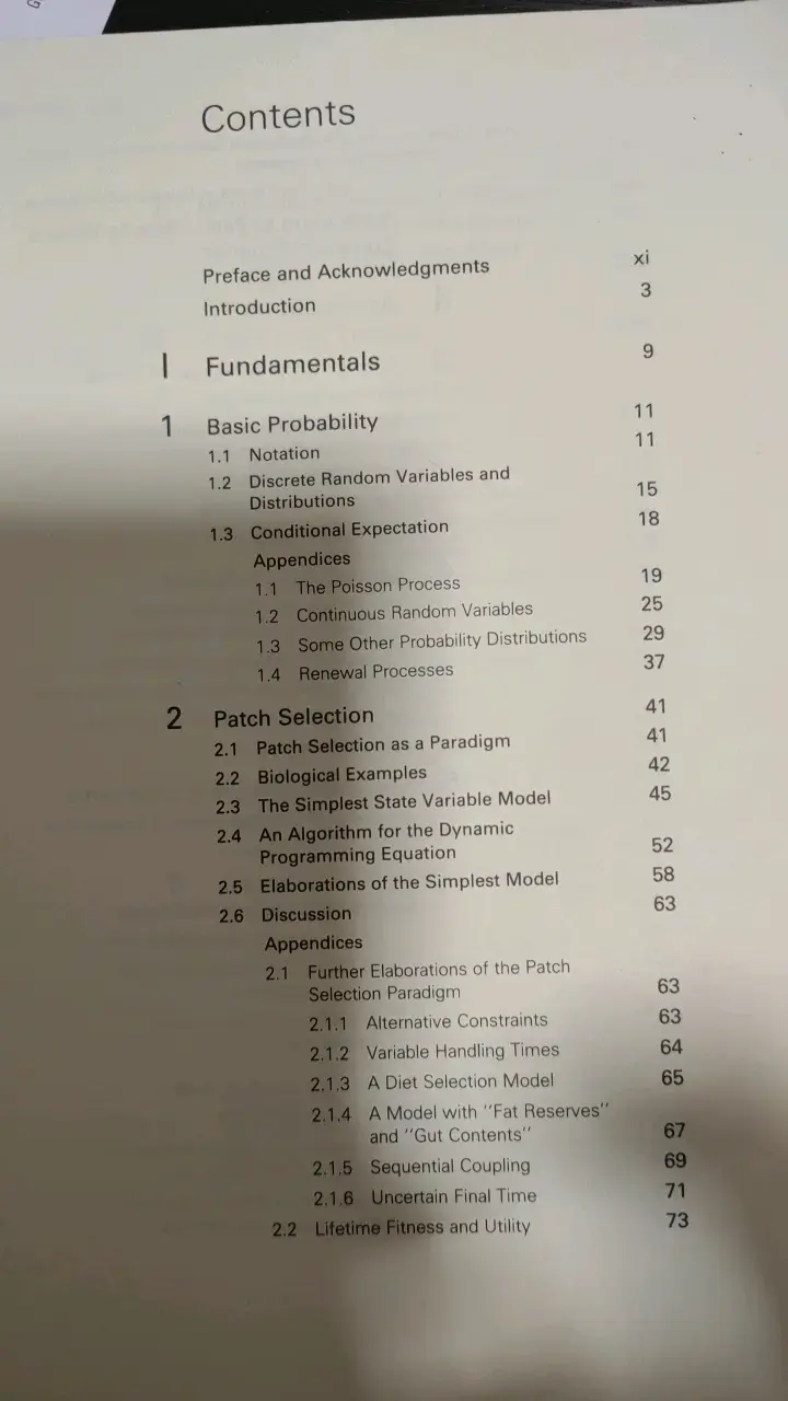 Libro Dynamic Modeling in Behavioral Ecology de Marc Mangel y Colin W. Clark - 3