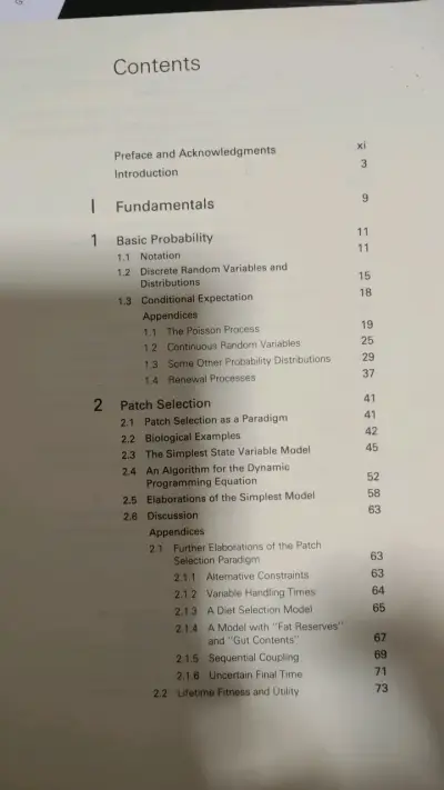 Libro Dynamic Modeling in Behavioral Ecology de Marc Mangel y Colin W. Clark - miniatura 3