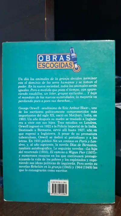 Libro Rebelión en la Granja de George Orwell - miniatura 2