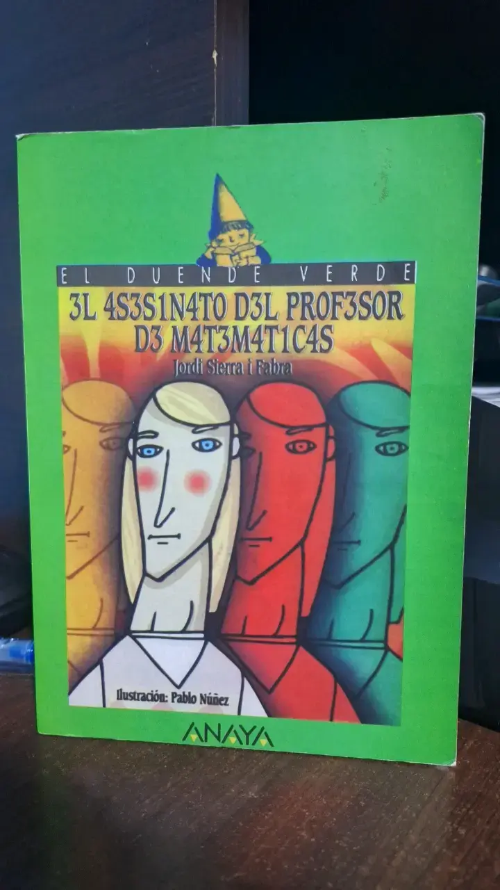 Libro El Asesinato del Profesor de Matemáticas - 1