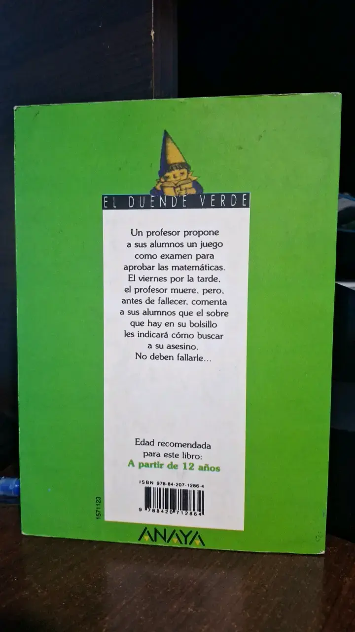 Libro El Asesinato del Profesor de Matemáticas - 2