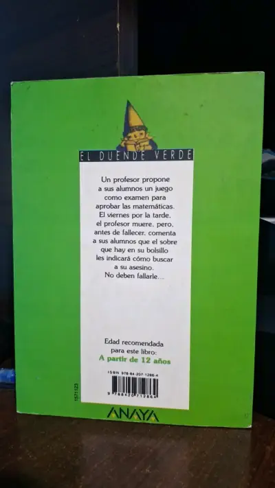 Libro El Asesinato del Profesor de Matemáticas - miniatura 2