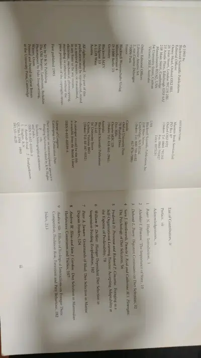 Libro Diet Selection de R.N. Hughes - miniatura 3