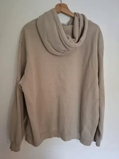Polerón con capucha beige unisex Talla XL - miniatura 3