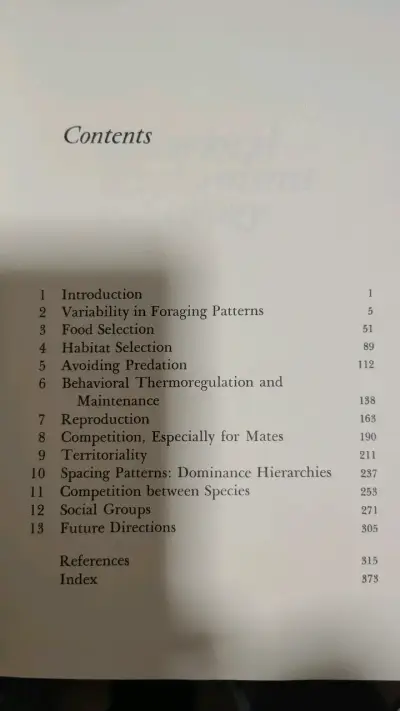 Libro Behavioral Mechanisms in Ecology de Douglass H. Morse - miniatura 2
