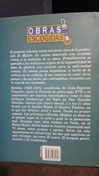 Libro El Médico a Palos y El Enfermo Imaginario. - miniatura 2