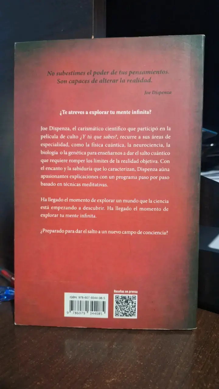 Libro 'Deja de Ser Tú' de Joe Dispenza - 2