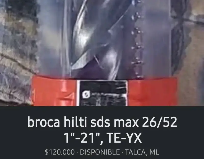 Broca Hilti SDS Max 26/52 TE-YX - 1