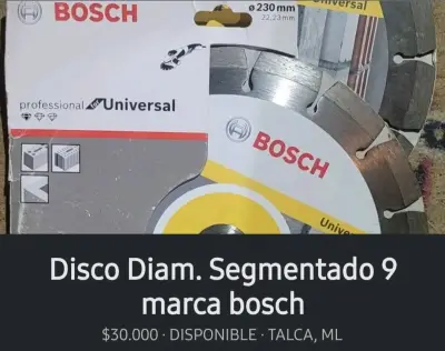Disco Diamantado Segmentado Bosch 230mm - miniatura 1