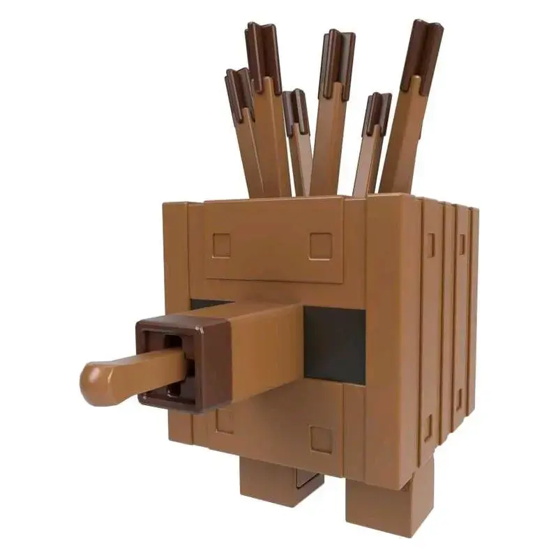 Figura de juguete de golem de madera sin flecha - 1