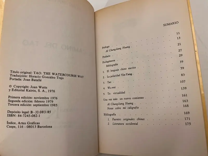 Libro 'El Camino del Tao' de Alan Watts - 3