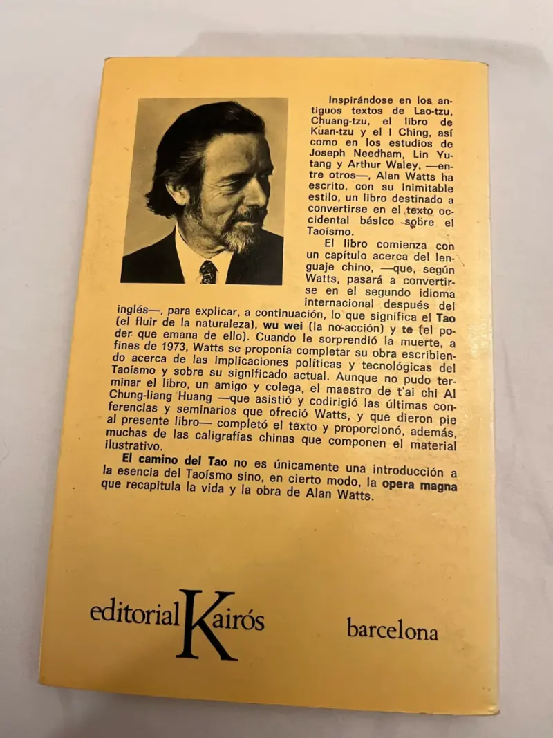 Libro 'El Camino del Tao' de Alan Watts - 6