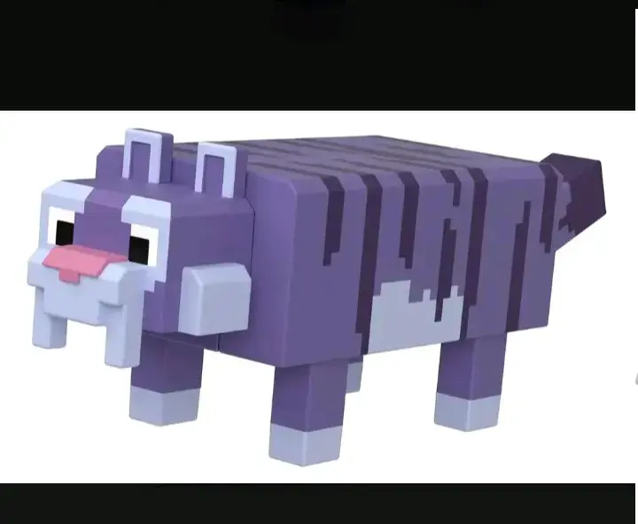 Figura de juguete de tigre pixelado - 2