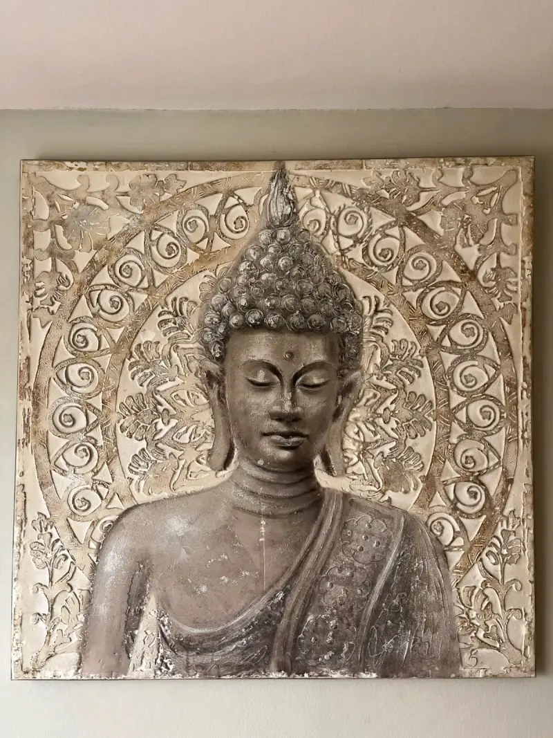 Cuadro Decorativo de Buda en Relieve - 1