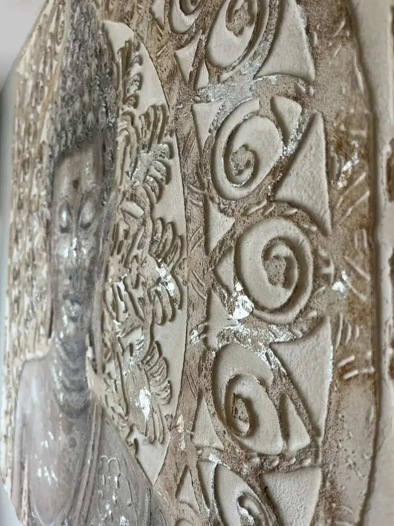 Cuadro Decorativo de Buda en Relieve - 2