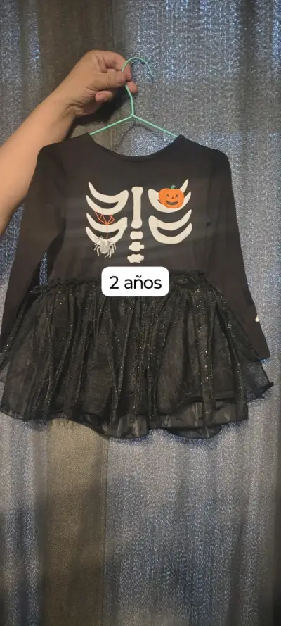 Disfraz de hada verde para niña 2-3 años - miniatura 3