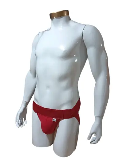 Suspensorio deportivo rojo para hombre - miniatura 1