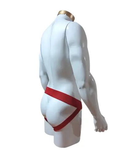 Suspensorio deportivo rojo para hombre - miniatura 2