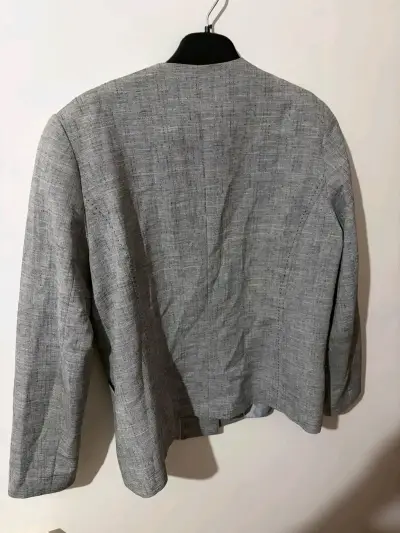 Blazer gris de mujer Avalle elegante - miniatura 2