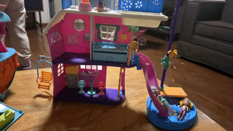 Casa, avión, auto helado polly pocket - 2