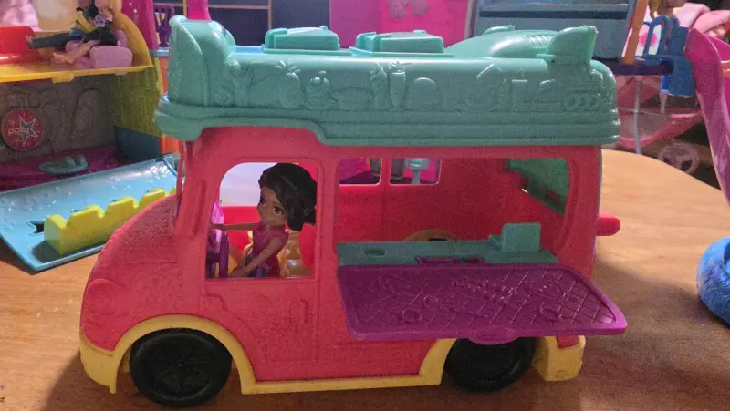 Casa, avión, auto helado polly pocket - 3