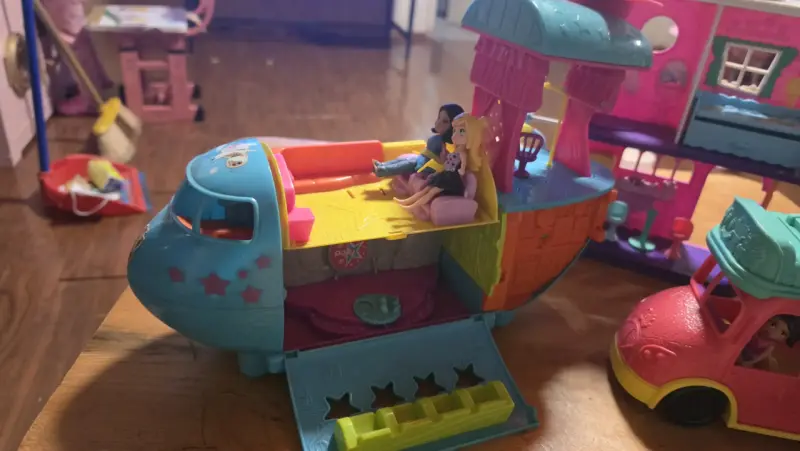Casa, avión, auto helado polly pocket - 4