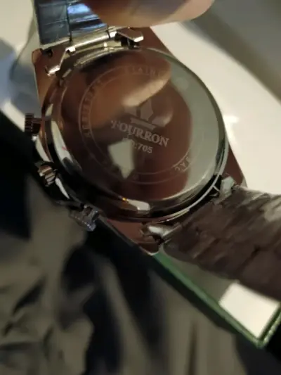 Reloj de Pulsera Fourron Cronógrafo Plateado - miniatura 2