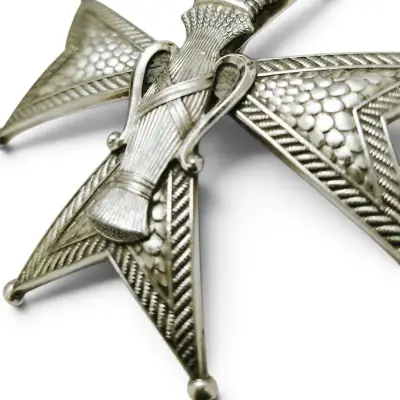 Condecoración Cruz Real Orden Vasa Plata Suecia 19 - miniatura 3