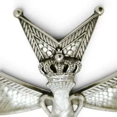 Condecoración Cruz Real Orden Vasa Plata Suecia 19 - miniatura 4
