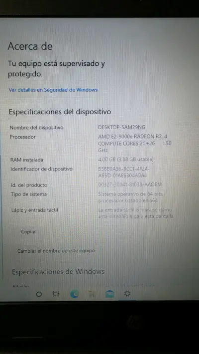 Laptop HP con procesador AMD E2 y 4GB RAM - miniatura 4