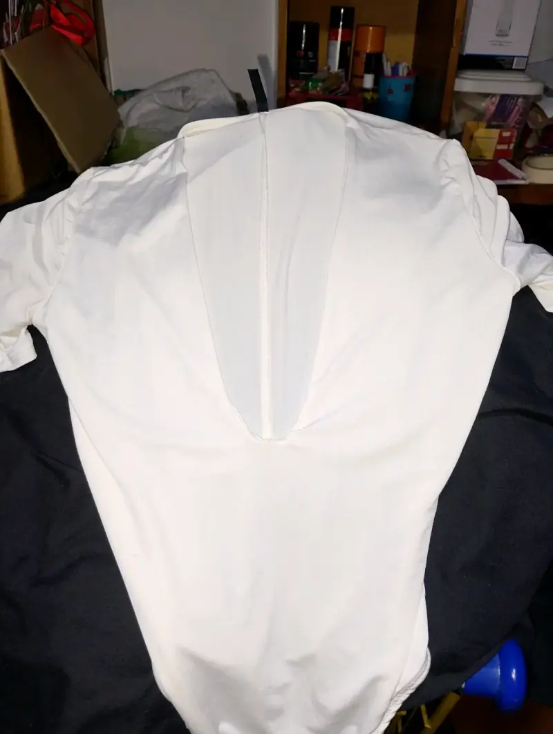 Body blanco de manga corta para mujer - 1