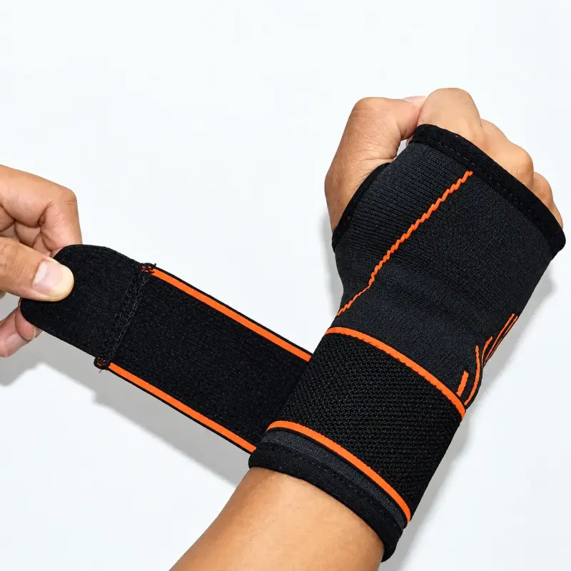 Muñequera Deportiva Ajustable con Velcro - 1