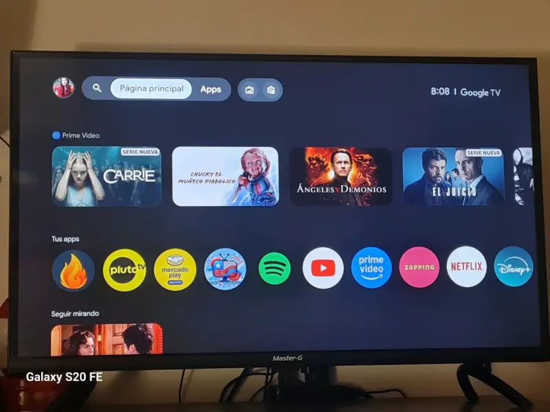 Smart TV Master-G con control remoto - 1