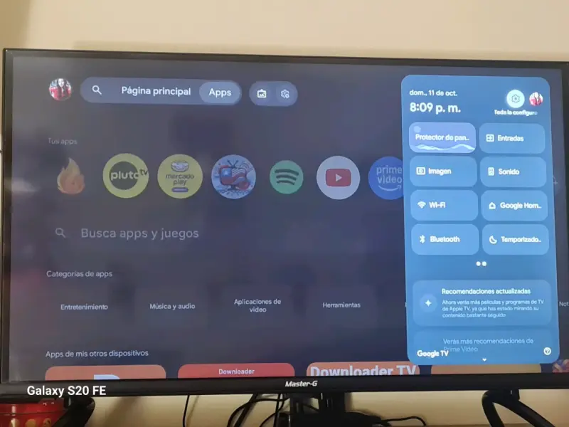 Smart TV Master-G con control remoto - 3