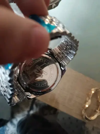 Reloj  Seiko GMT verde acero inoxidable - miniatura 4