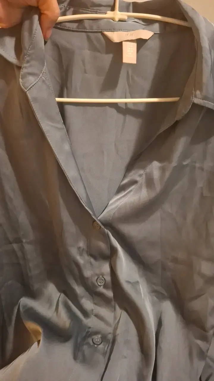 Blusa de vestir azul para mujer - 2