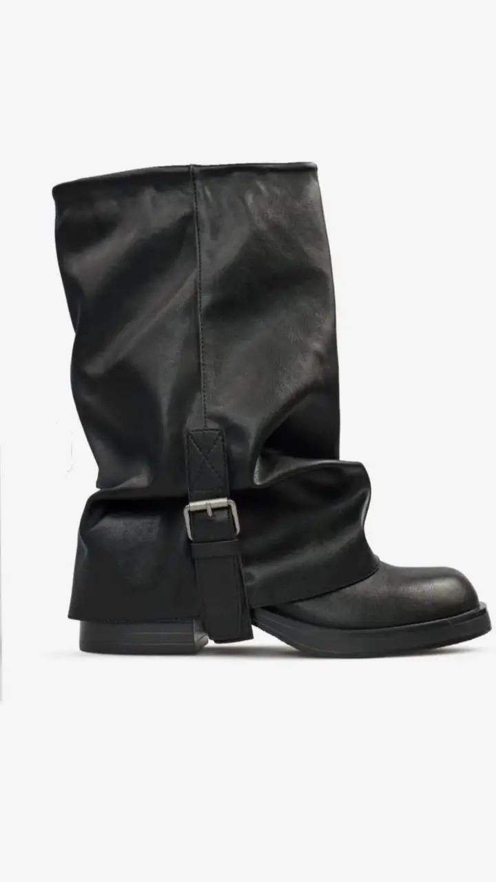 Botas negras de cuero C/Moran talla 39 - 2