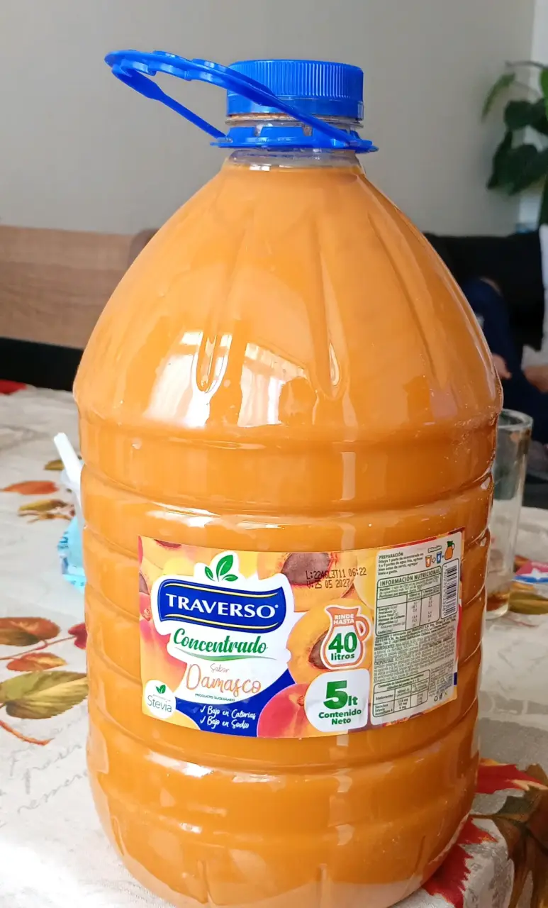 Jugo Concentrado Damasco Traverso 5L - 1