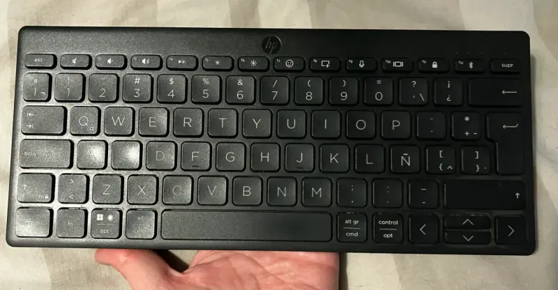 Teclado inalámbrico compacto HP negro - 2