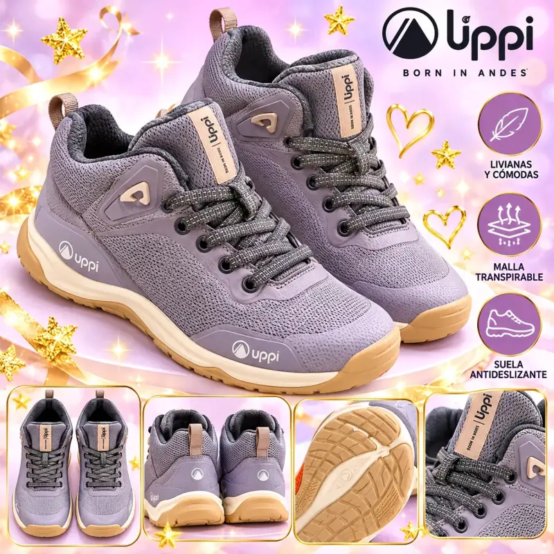 Zapatillas deportivas Lippi moradas talla 28