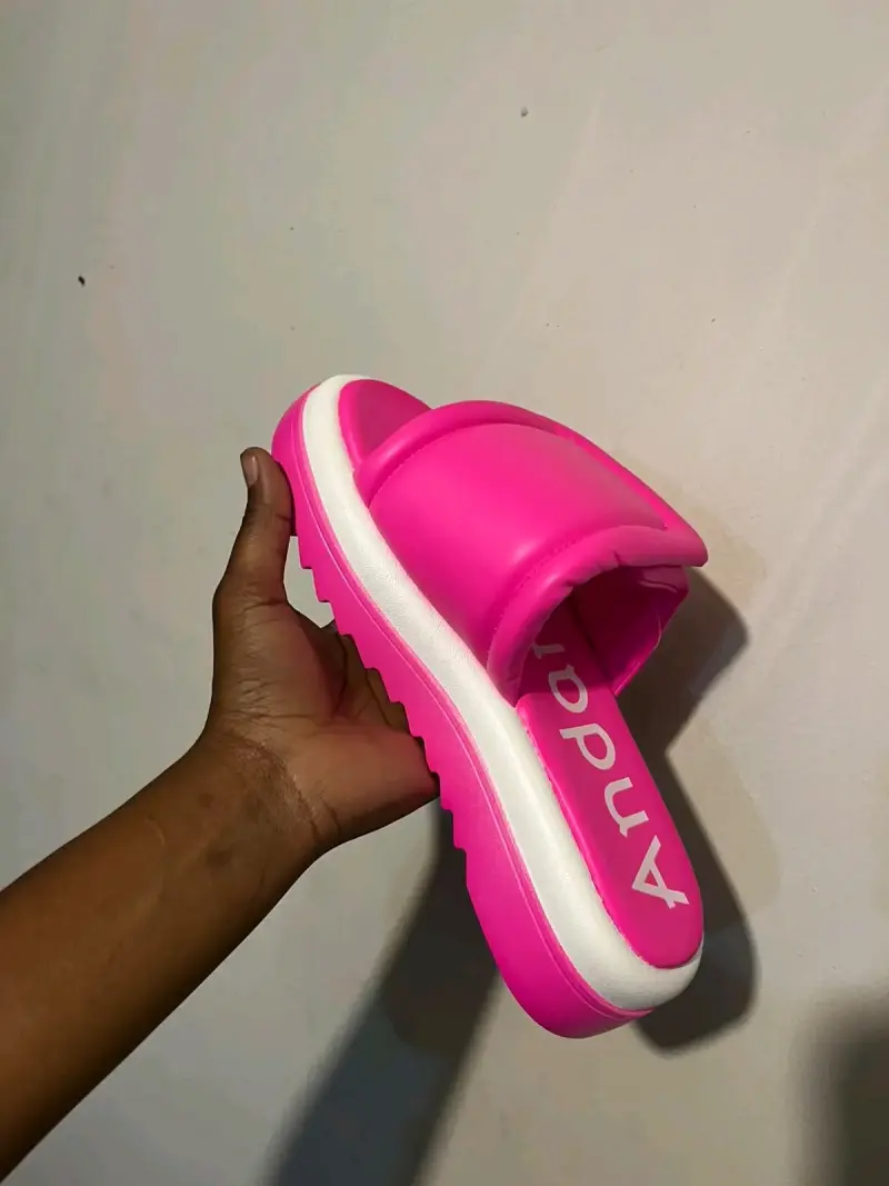 Sandalias rosas de plataforma Andarina
