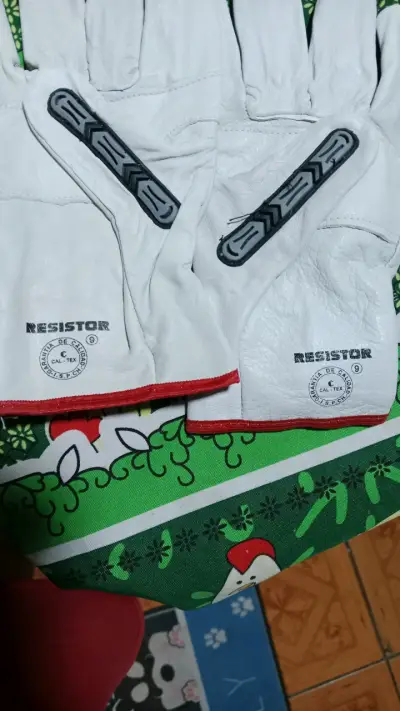 Guantes de protección Resistor blancos con refuerzos - miniatura 1